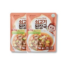 아이배냇 든든 간편국 쇠고기 된장국 200g 2개, 7세트