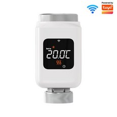 Tuya 스마트 WiFi 온도 조절 라디에이터 밸브 TRV 프로그래밍 가능한 APP Alexa Google 홈이 포함된 원격 온도 컨트롤러 히터, 1개, 04 1PCS-WiFi
