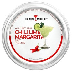 The Spice Lab 광고 소재 Mixology 칠리 라임 마가리타 솔트 리머 99g(3.5온스), 1개, 99g