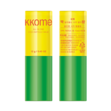 꼬메 네추럴나인 딱 달라붙는 올인원 시카 멀티밤, 4개, 12g