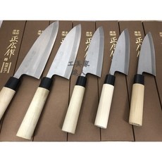 工具家達人 日本製 正廣作 出刃 魚刀 正広 雞肉刀 日式料理 雞刀 雞翅分離刀 三枚卸, 1個, 刃長:210mm原產利度直接出, Silver