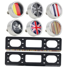 유러피안 번호판플레이트 볼트, 번호판볼트-영국(그레이), 1개