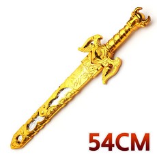튼튼 황금장검 일자 54cm (황금칼 장난감칼 황금검, 1개