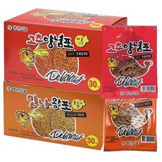 맛나 왕포 불고기맛 30개 + 고추양념포 30개, 1세트, 300g