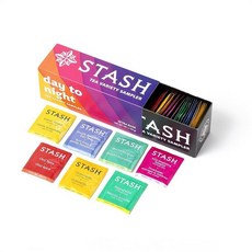 Stash Tea Bright 시트러스 티 샘플러 - 레몬 생강 마이어 레몬 및 허니 탠저린 티 포함 카페인 및 디카페인 차 모음 18-20개 (3팩), Day to Night, 35 Count Pack of 1, 1