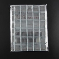 포카보관함 포카바인더 씰북 속지 사진 정리 우표 보관 콜렉트북, 30칸