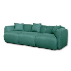 胖沙發 三人 Swell Sofa 兩色 SO033-2，舒適加厚設計，現代簡約風格，多色可選, 綠色, 1個