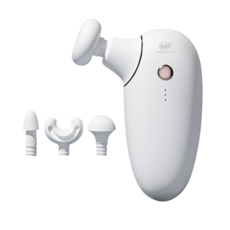 LEDAMPS 굿핏 무선 진동 가벼운 휴대용 미니 마사지건 클래식 전신 무선 자동 마사지건, 하얀색, T023