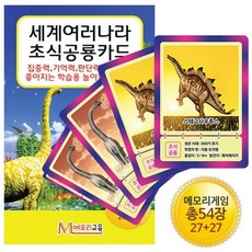 메모리교육 초식공룡 카드 보드게임, 옵션선택:본품, 1개