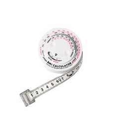 來而康 隆羽 BMI 捲尺 EL0-LYBMI150-00 身體質量值 腰圍尺, 1個, 150cm