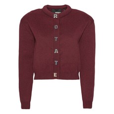 로테이트비르거크리스텐슨 로고 디테일 가디건