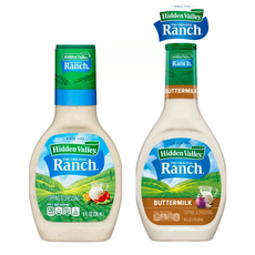[Hidden Valley] [1+1] 히든밸리 오리지널 랜치 236ml + 버터밀크 랜치 473ml 서브웨이 드레싱 소스 Hidden Valley Ranch Dressing