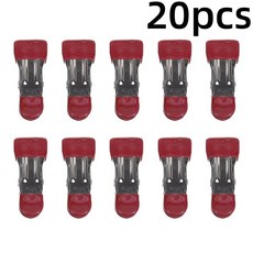 10 20PCS 스테인레스 스틸 방풍 세탁 고정 사진 강한 클립에 클립 빨랫줄 양말, d 20pcs