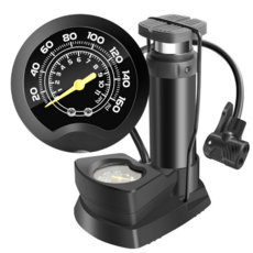 모노그로우 초간단 기압조절 자전거 발펌프, 1개, 블랙