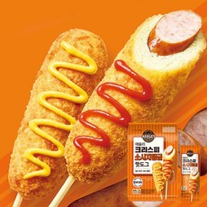 애슐리 크리스피 소시지탱글 핫도그, 20개, 80g