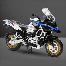 11451273 다이캐스트 모델 미니어처 수집품 바이크 컬렉터 1 12 R1250 GS 컴퓨터 데스크톱 오너먼트 합금 컬렉션 선물, 화이트