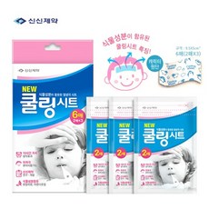 신신제약 Cooling sheet 해열시트, 5개, 6매