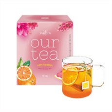 쟈뎅 아워티 오렌지 자몽 블랙티 4티백, 18.9g, 4개입, 3개