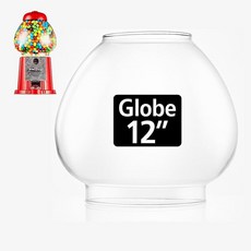 Carousel 검볼 머신 글로브 - 30.5cm(12인치) 유리 글로브 사탕껌 머신 볼 볼용 캔디 캐러셀 그레이트 노던 및 대부분의 미디엄 주니어 30.5cm(12인치), Carousel 검볼 머신 글로브 - 30.5cm(12