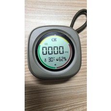 휴대용 일산화탄소 감지기 3in1 CO 가스측정기 온도 습도 측정기, K5B 초장기 대기 624시간, 1개, 1개입