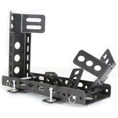 14인치에서 22인치까지 조절 가능한 탈부착 트레일러 모델 오토바이 휠 스톱 초크 조절식 후면 1T2TOMMWSCA