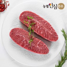 [농협안심한우] 1등급 한우 부채살 스테이크용 300g, 단품, 단품
