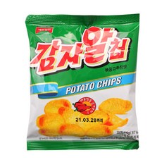 제주농연 감자알칩 매콤한 볶음 고추장맛, 10개, 27g
