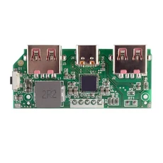 3.7V 리튬 배터리 부스트 보드 5V 3A 디지털 디스플레이 고속 충전 뱅크 모듈 IP5356 TYPE-C 마이크로 USB, 01 China, 01 A