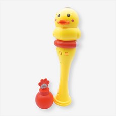 애니멀 버블스틱 동물 멜로디 자동 비눗방울 곰 오리 비누방울 버블건, 1개