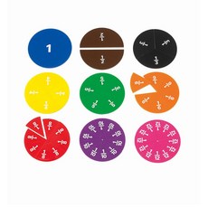 초등 저학년 교사용 기초수학 분수파이퍼즐 51피스 IQ, 분수파이퍼즐51피스, 1개