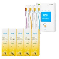 애터미 치약 플러스 200g x 5p + 칫솔 랜덤 발송 8p, 1세트