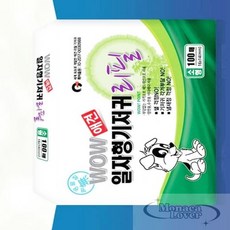 와우 일자형 기저귀 리필용 소형 (100매) (강아지 기저귀), 상세페이지 참조, 상세페이지 참조, 1개