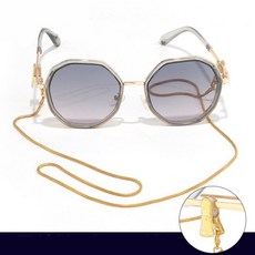 클립형 메탈 체인 안경줄 패션 아이템 선글라스 홀더khe5+3cjG