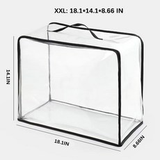 투명 방진 가방 가정용 방지 방수 옷장 곰팡이 보관 정리 방습