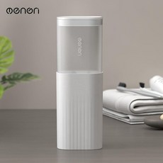 oenori 漱口杯牙刷收納盒, 1個, 洗漱收納一體 白色