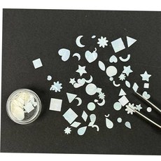 토단 (재료) 11가지 모양 자개 조각, 본상품