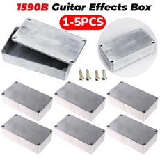 1590B 기타 효과 인클로저 (나사 포함) 알루미늄 케이스 홀더 교체 내구성 악기 키트, 01 China Mainland, 02 1PC