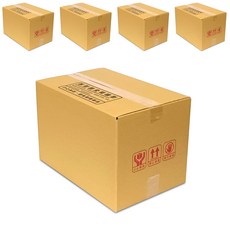 紙箱大地 16號瓦楞紙箱, 牛皮色, 5個