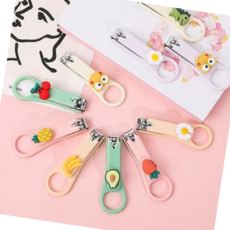 유치원선물 귀여운 캐릭터 휴대용 손톱깍이 손발톱정리도구, 당근