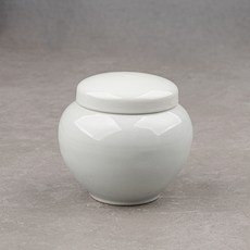 백자 항아리 소금단지 600g 국산 도자기 고추장 꿀 경옥고 용기, 1개