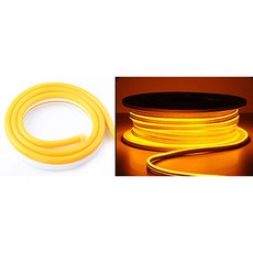 金宸光電 LED柔性霓虹燈條 防水燈條 廣告招牌燈條, 1個, ２４Ｖ－ＬＥＤ柔性燈條（歐規橘）,６０公分（１條）