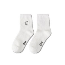 짱구 X CGP 흰둥이 수면 양말_화이트