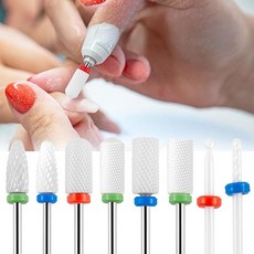 마치노 나미 네일 토비 8개 세트 세라믹 네일 머신 네일 머신용 다기능 네일 비트 연삭 비트 연삭 네일 헤드 연마용 드릴 비트 연마 비트 세트 네일드릴비트 연삭 네일 DIY 연마