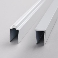 샷시보수용레일 1.5M ㄷ자 R자 슬라이딩문부속 상부레일/하부레일, 1개