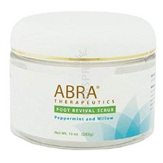 아브라테라퓨틱스 풋 리바이벌 스크럽 페퍼민트 앤 윌로우, 283g, 1개, 1개입