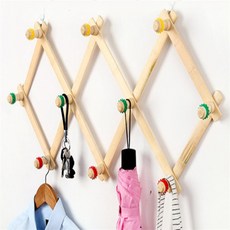 에브리띵샵 자바라 행거 나무벽걸이옷걸이, 고무링