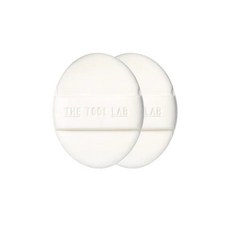 THE TOOL LAB, 1個, 輕盈款粉撲(白色2入)