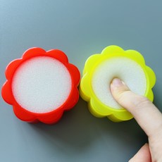 행복드림 해바라기 종이세기 물스펀지 해면기, 3개