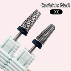 네일 아트 드릴 비트 텅스텐 크로스 매니큐어 파일 커터 아크릴 하드 폴리쉬, 1개, 1. XC