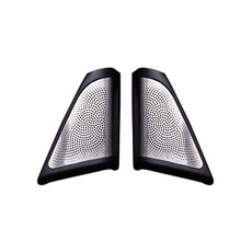 라이트 차량 트위터 경적 트레블 조명 F11 호환 5 앰비언트 스피커 케이스 시리즈 오디오 교체 F10 글로우 업그레이드 BMW 자동차 라우드 커버, 12V